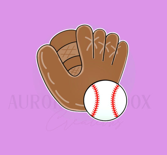 Baseball Glove & Ball Cookie Cutter